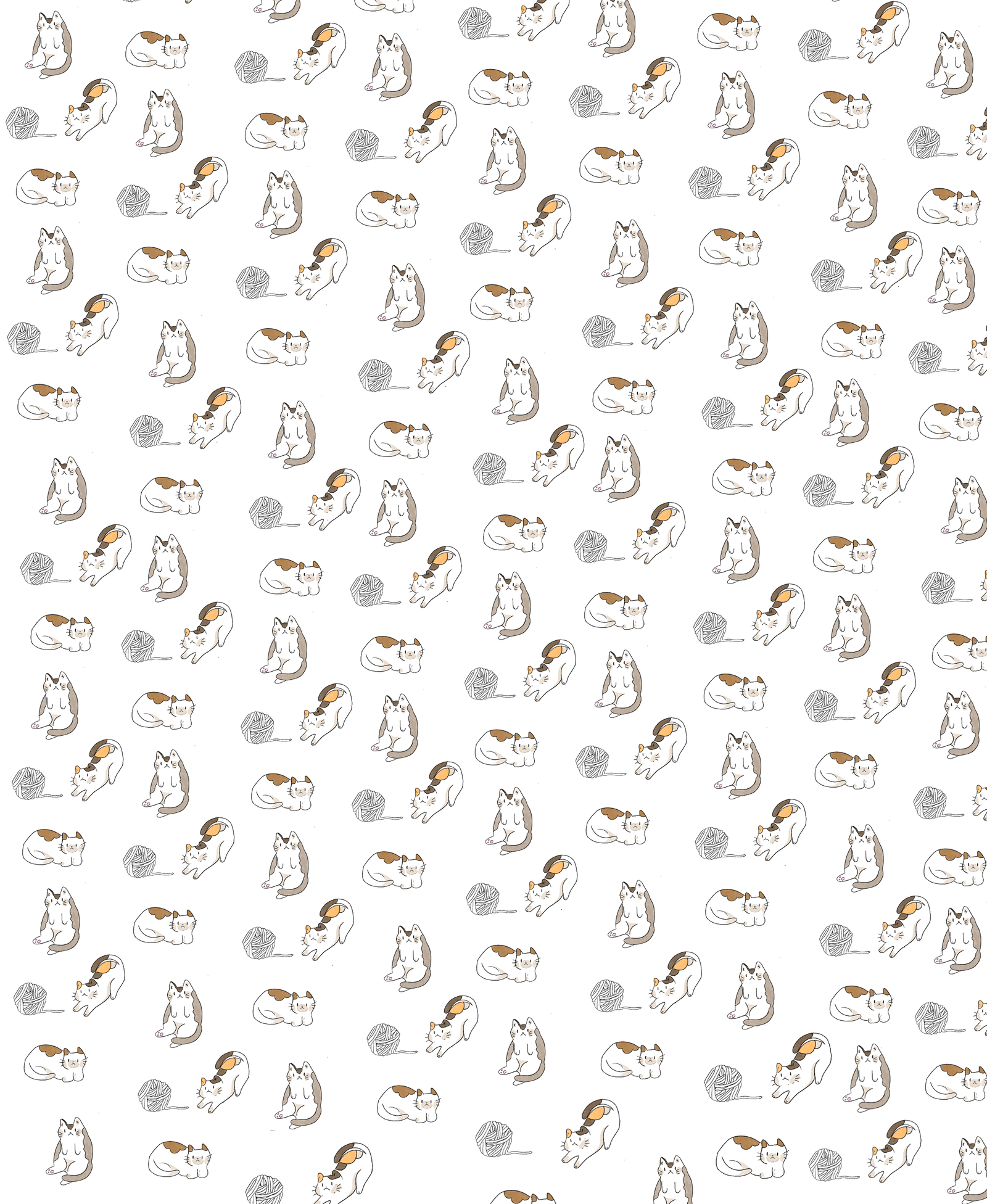 Patrón de gatos